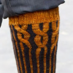 Twelfth Night Yellow Gartered Dude Socks